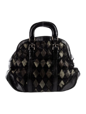 Dolce & Gabbana Python Top Handle Bag