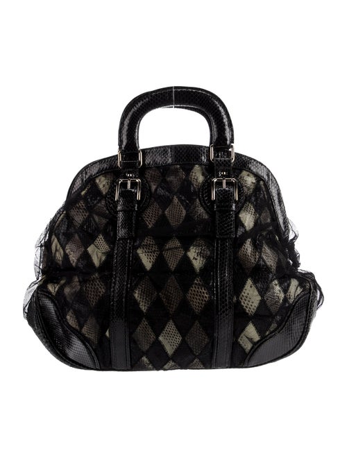 Dolce & Gabbana Python Top Handle Bag