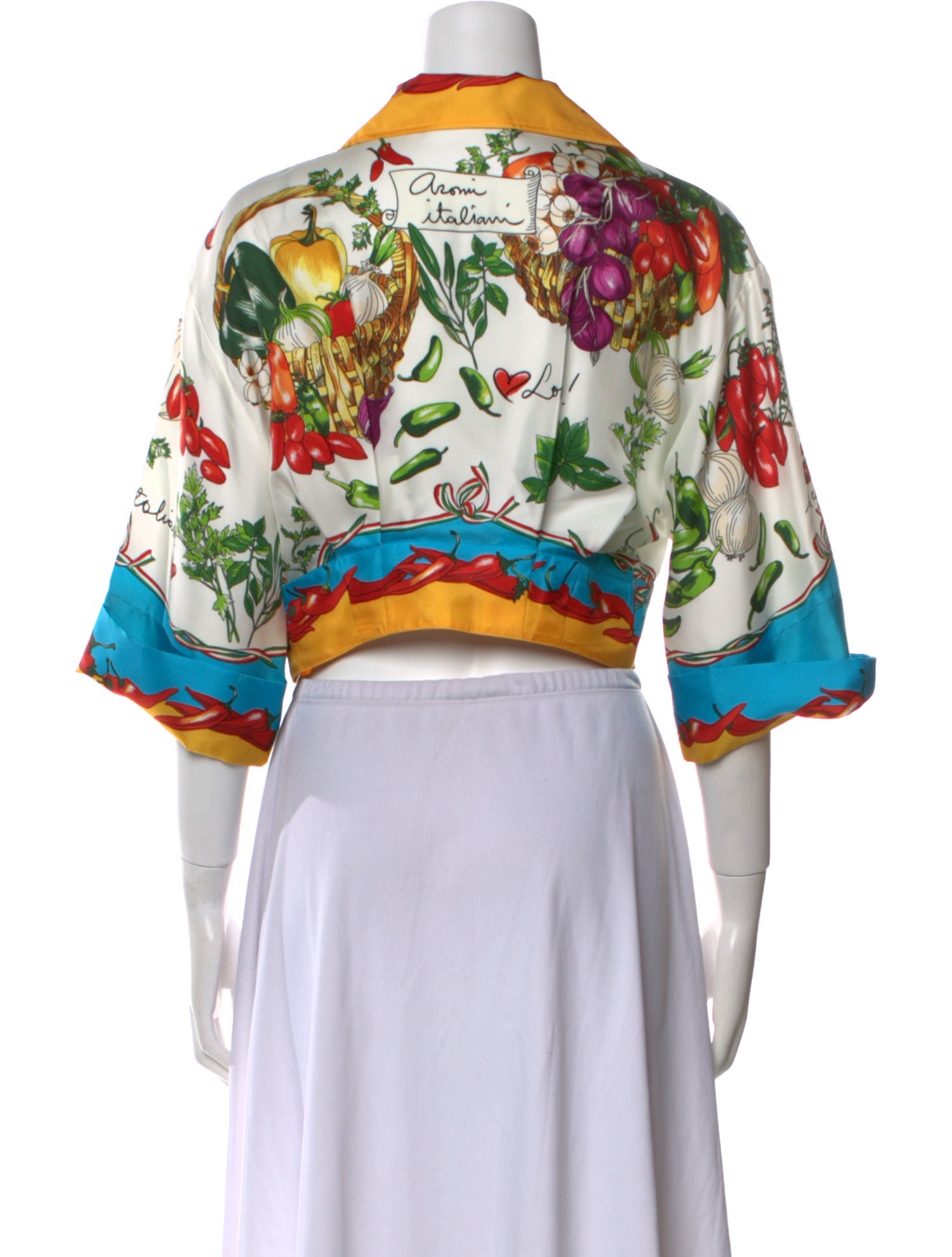 Dolce & Gabbana Silk Printed Blouse