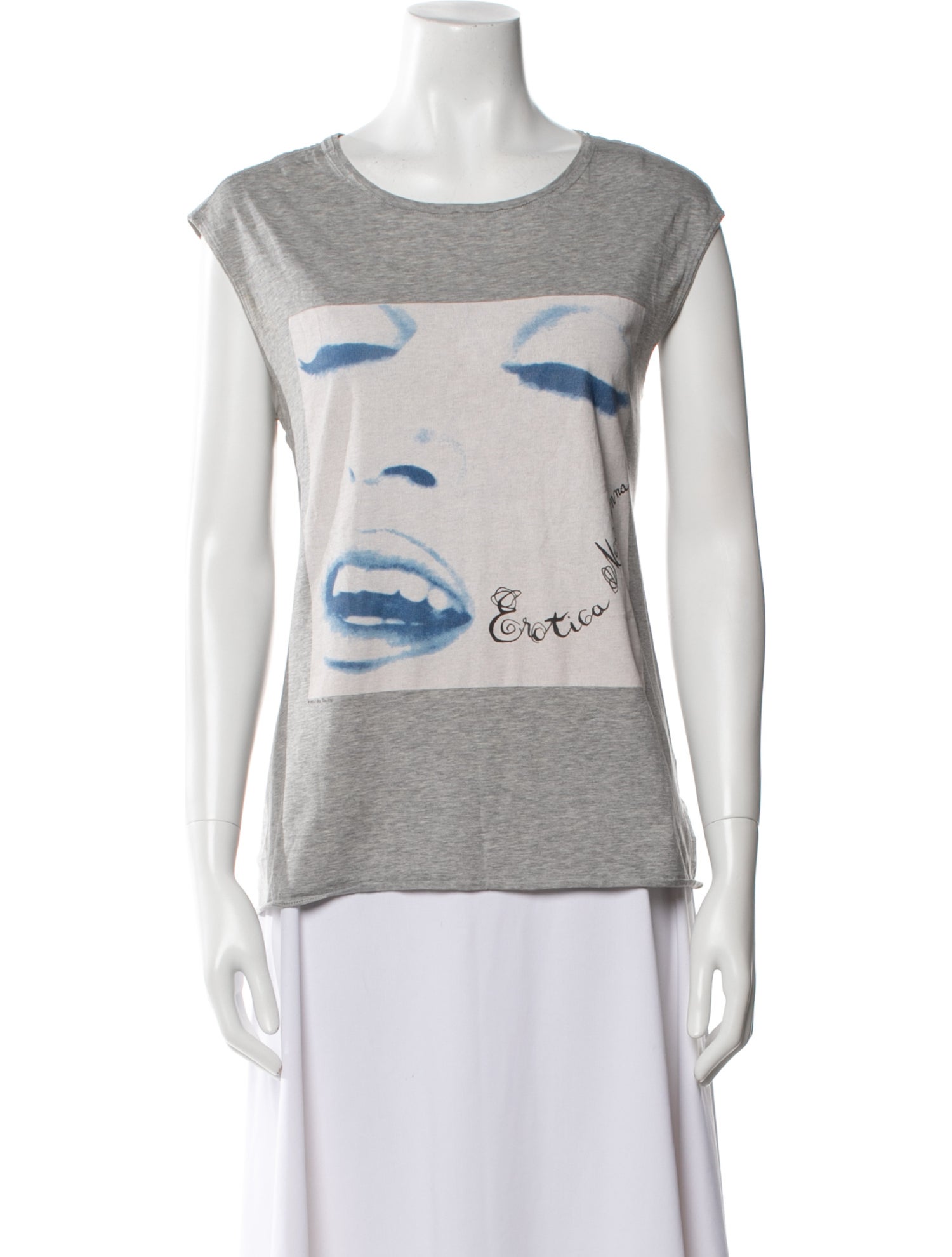 Dolce & Gabbana Graphic Print Scoop Neck T-Shirt