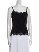 Dolce & Gabbana Square Neckline Sleeveless Top