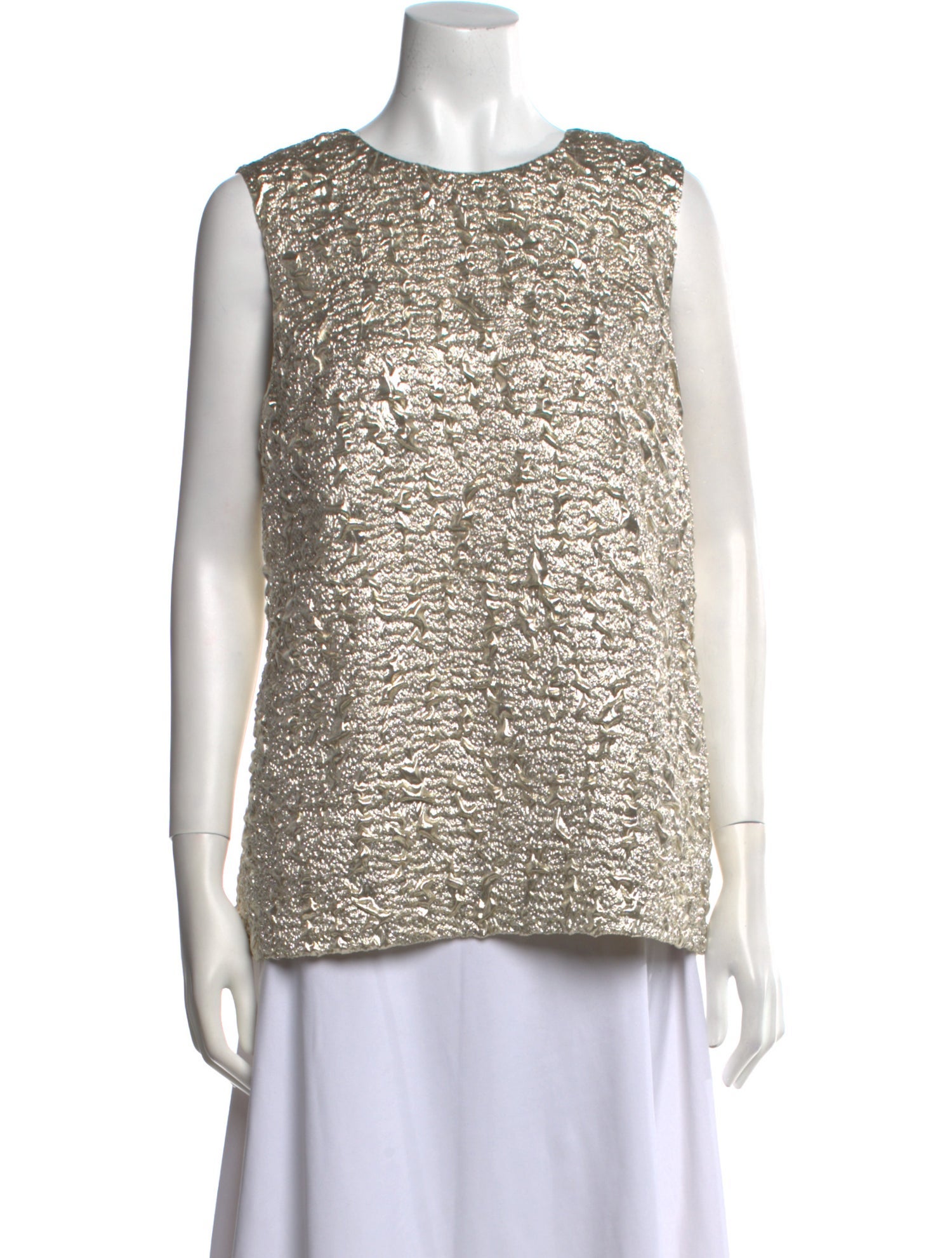 Dolce & Gabbana Scoop Neck Sleeveless Top