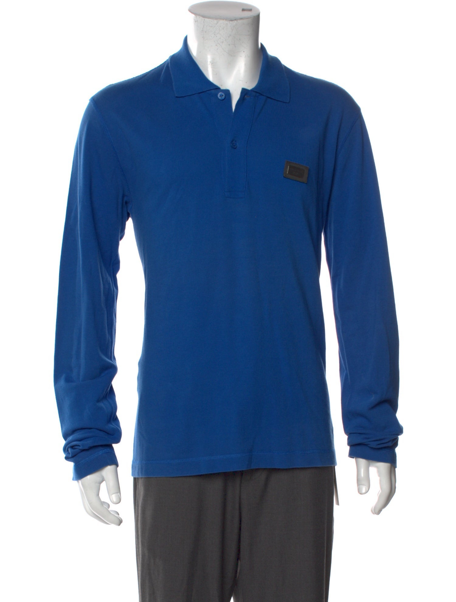 Dolce & Gabbana Crew Neck Long Sleeve Polo Shirt