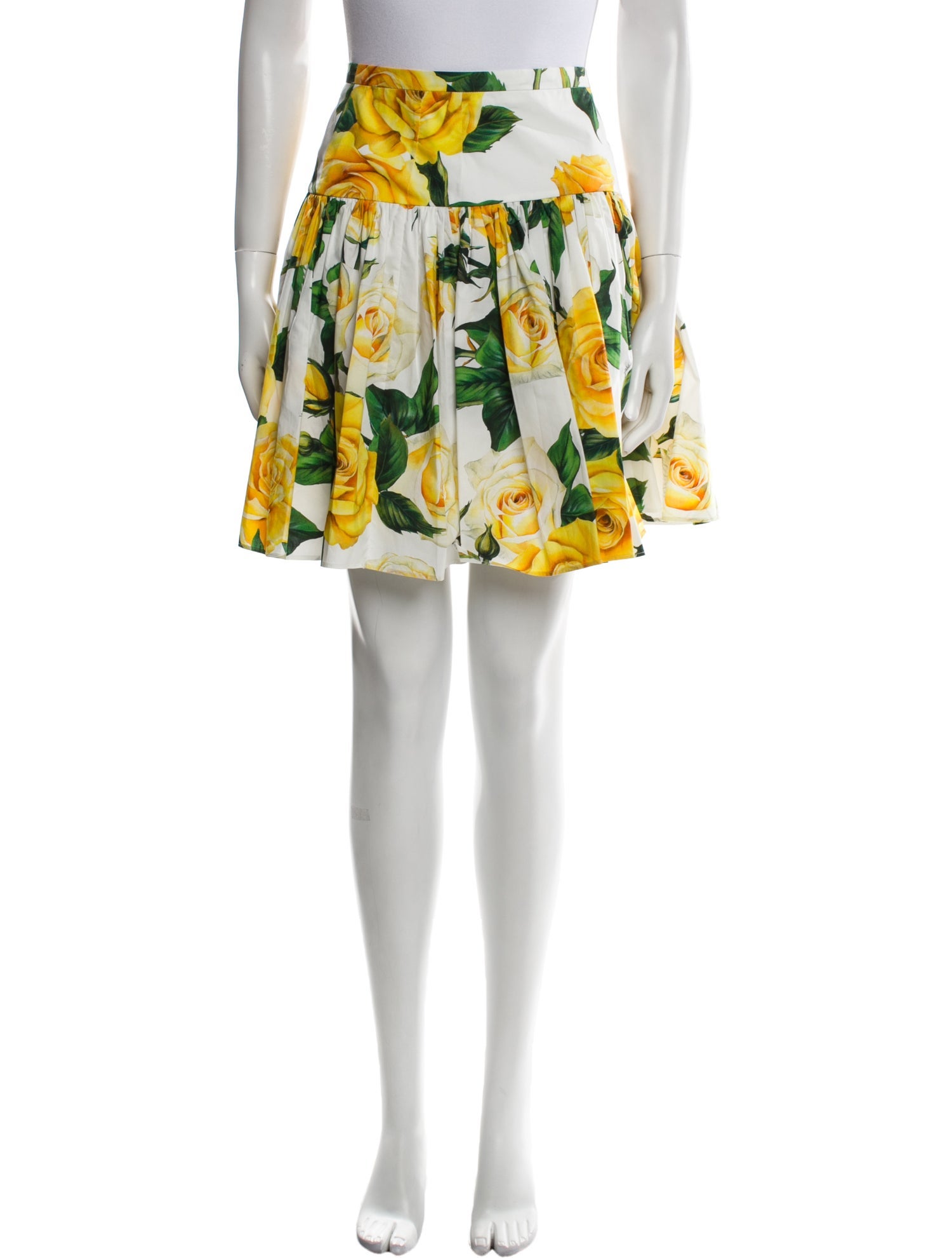 Dolce & Gabbana Floral Print Mini Skirt