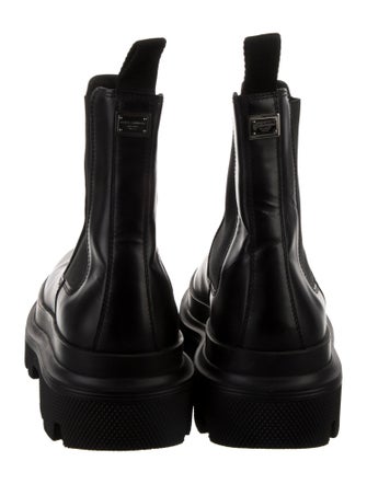 Dolce & Gabbana Leather Chelsea Boots