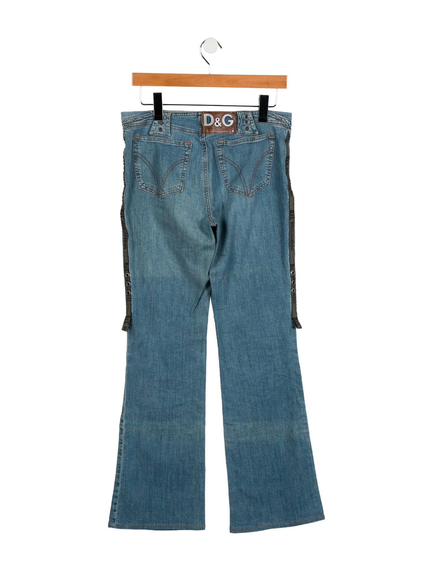 D&G Mid-Rise Wide Leg Jeans