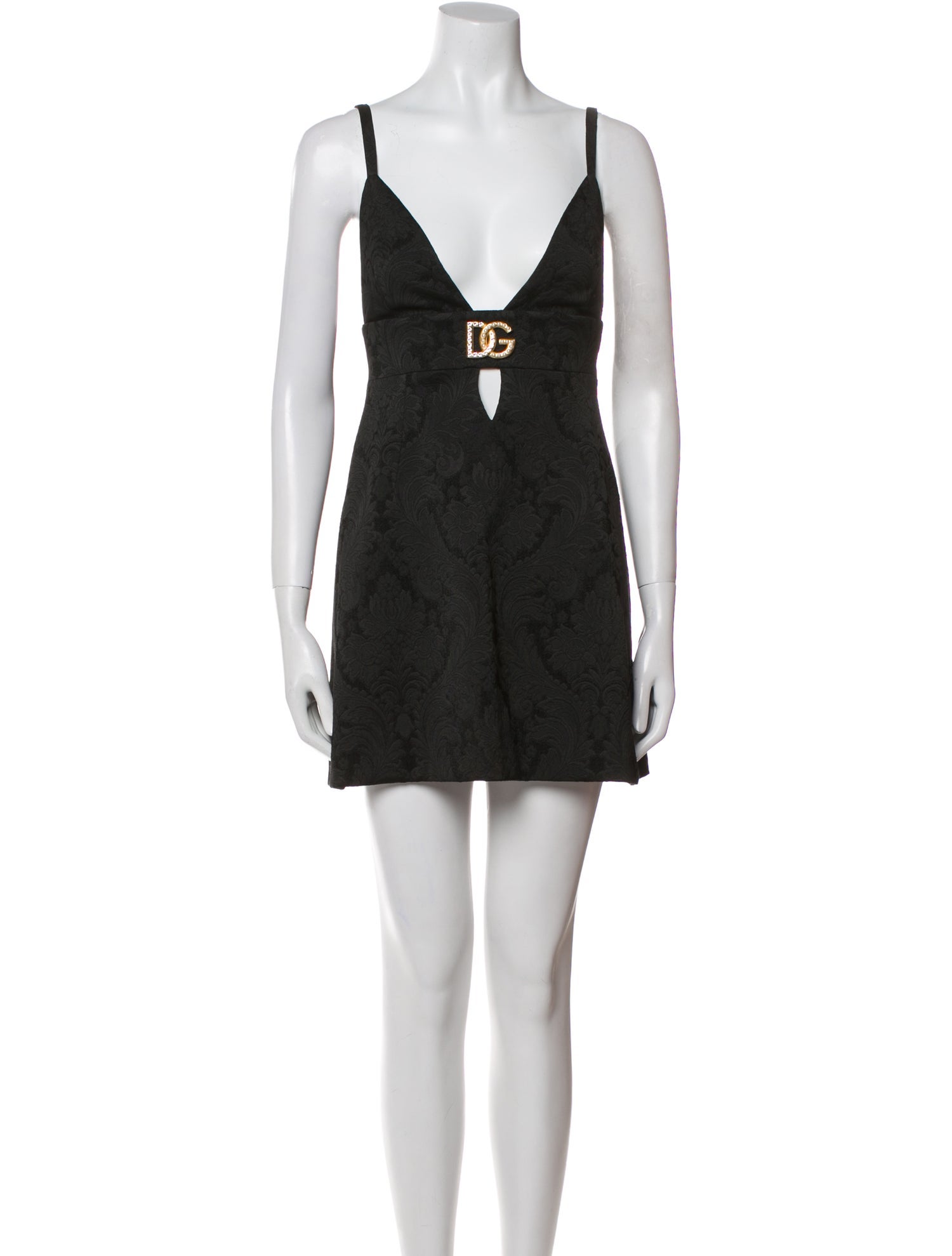 Dolce & Gabbana V-Neck Mini Dress