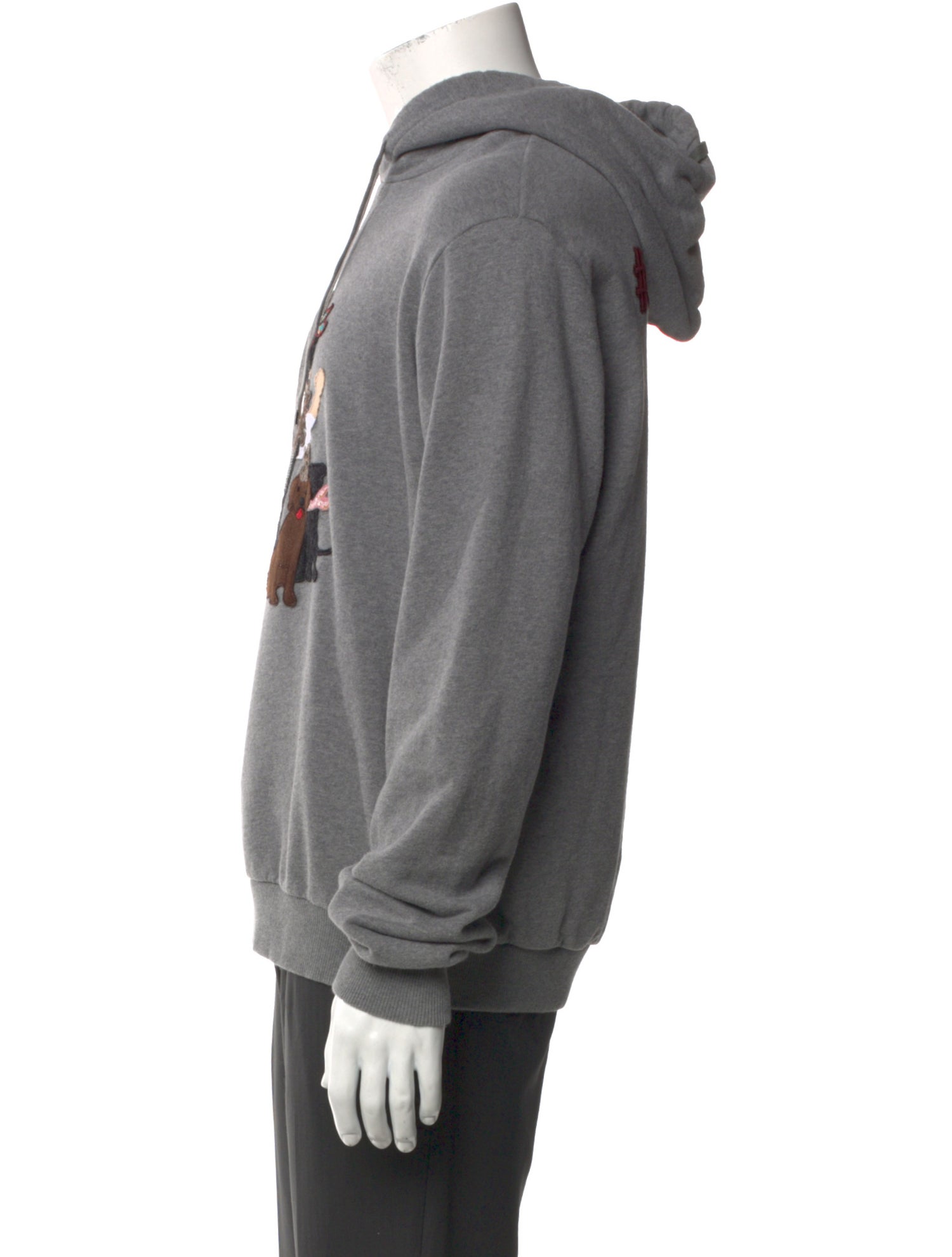 Dolce & Gabbana Graphic Print Crew Neck Hoodie