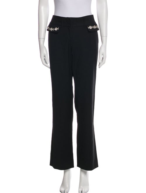 Dolce & Gabbana Virgin Wool Wide Leg Pants