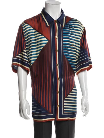 Dolce & Gabbana Silk Striped Shirt