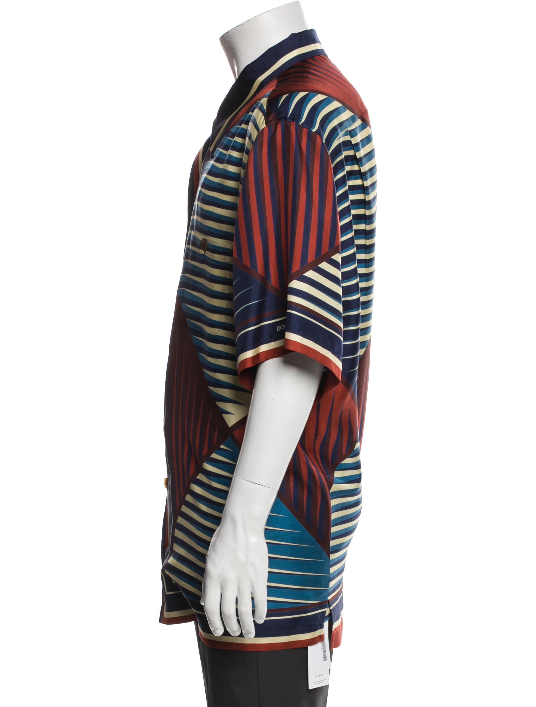 Dolce & Gabbana Silk Striped Shirt