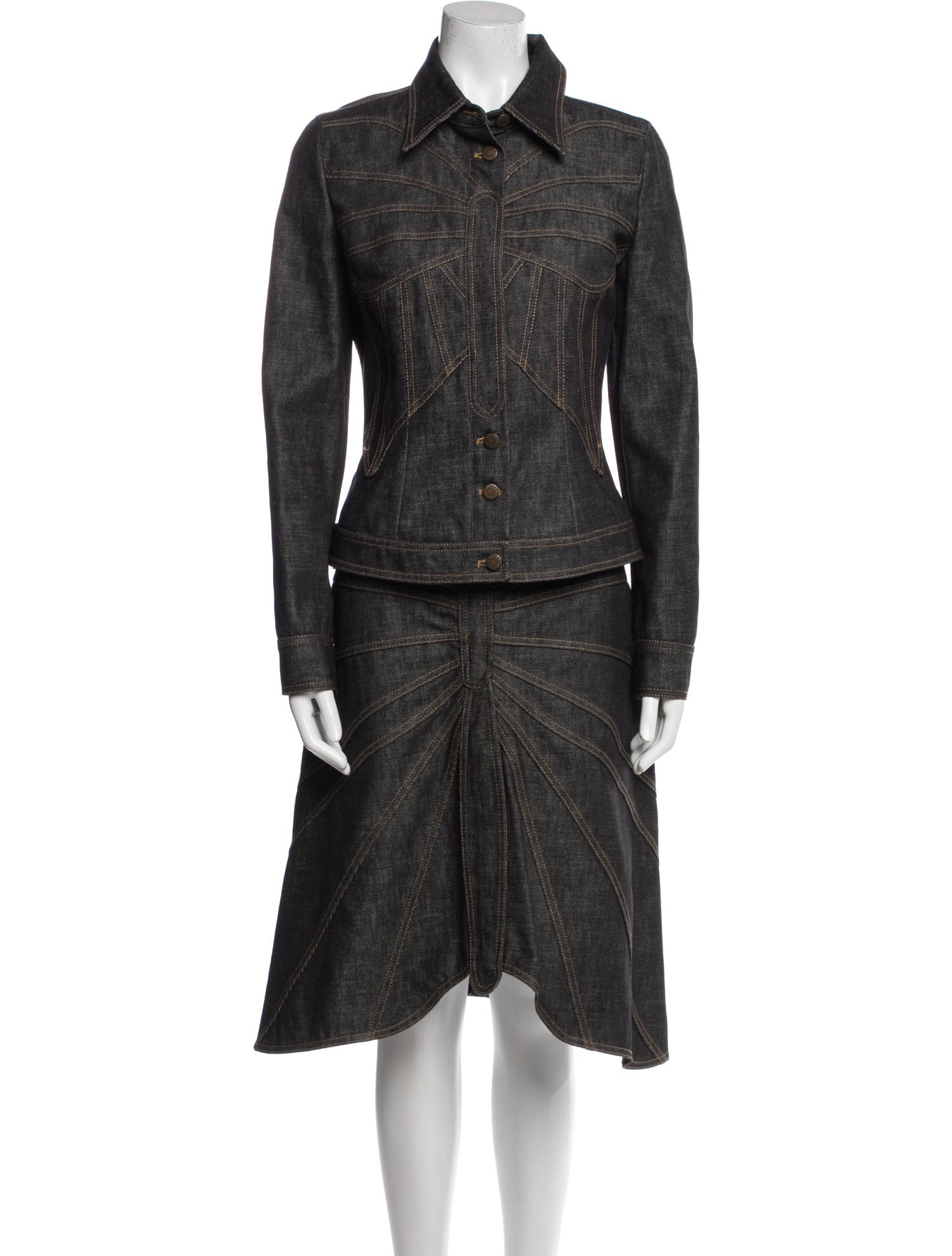 Dolce & Gabbana Printed Skirt Suit