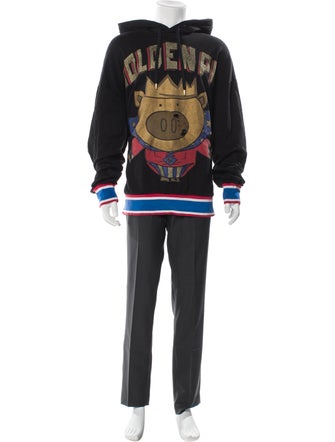 Dolce & Gabbana Graphic Print Crew Neck Hoodie