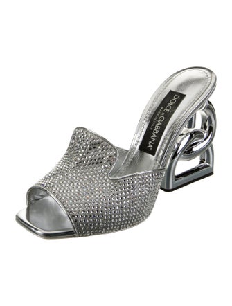 Dolce & Gabbana Crystal Crystal Embellishments Slides