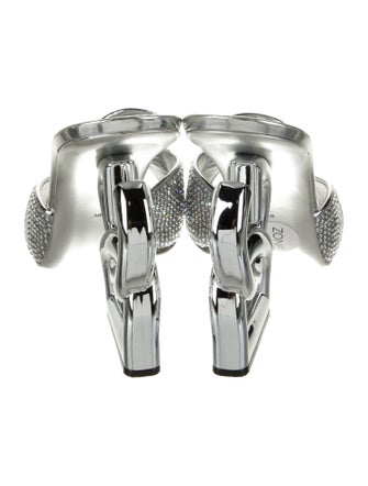Dolce & Gabbana Crystal Crystal Embellishments Slides