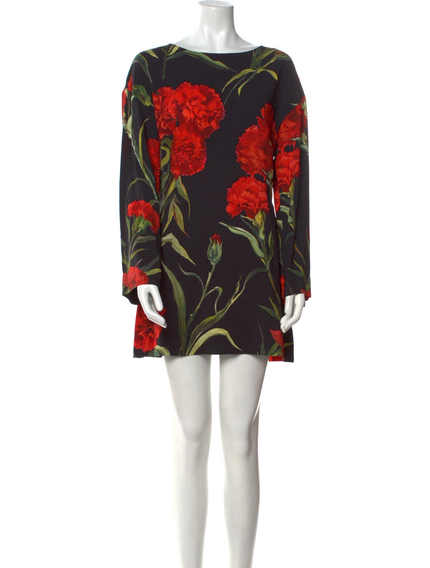 Dolce & Gabbana Floral Print Mini Dress