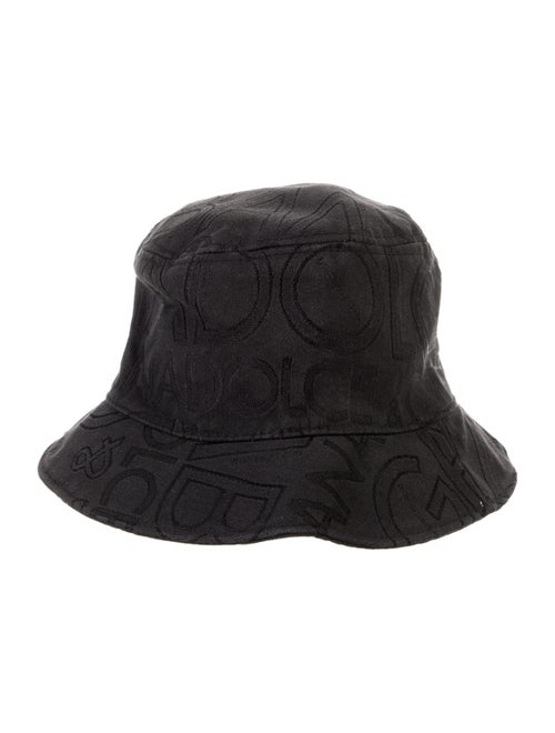 Dolce & Gabbana Black Pattern Printed Cotton Bucket Hat