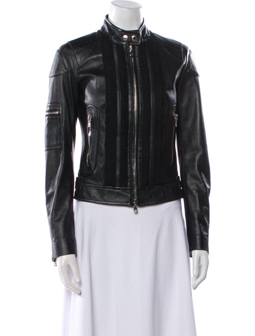 Dolce & Gabbana Leather Biker Jacket