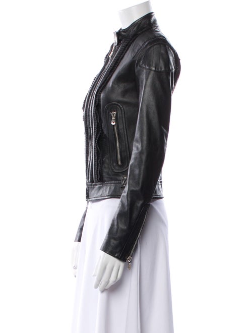 Dolce & Gabbana Leather Biker Jacket
