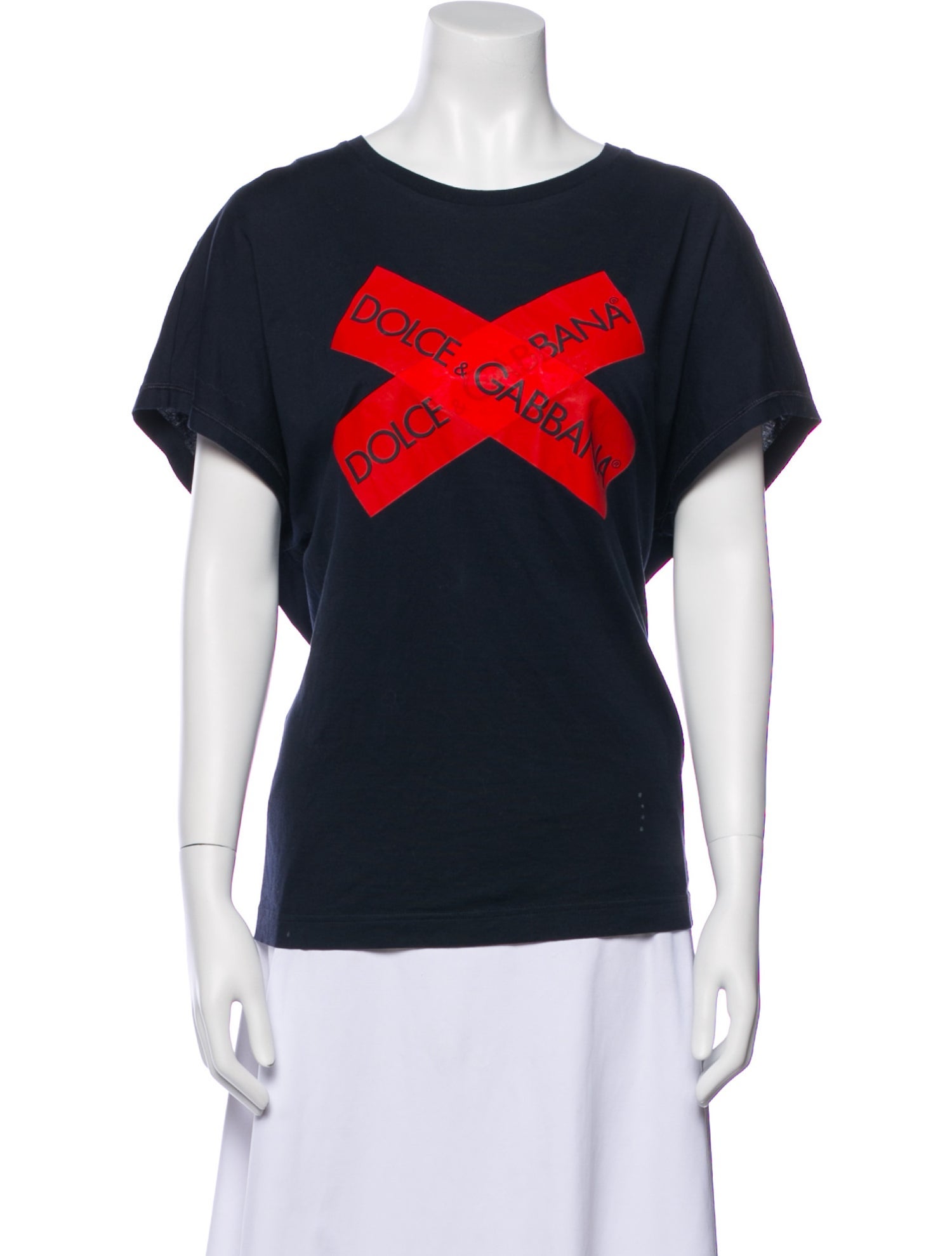 Dolce & Gabbana Graphic Print Crew Neck T-Shirt