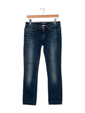 Dolce & Gabbana Mid-Rise Straight Leg Jeans