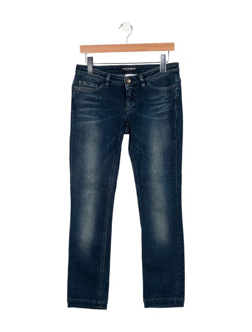 Dolce & Gabbana Mid-Rise Straight Leg Jeans