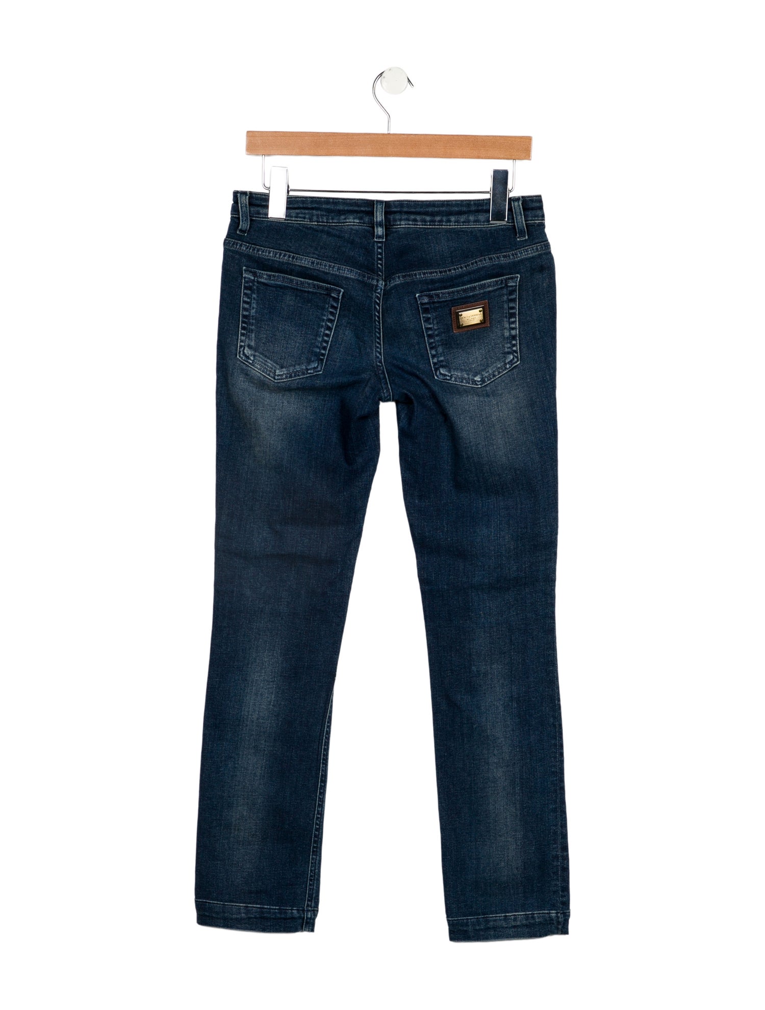 Dolce & Gabbana Mid-Rise Straight Leg Jeans