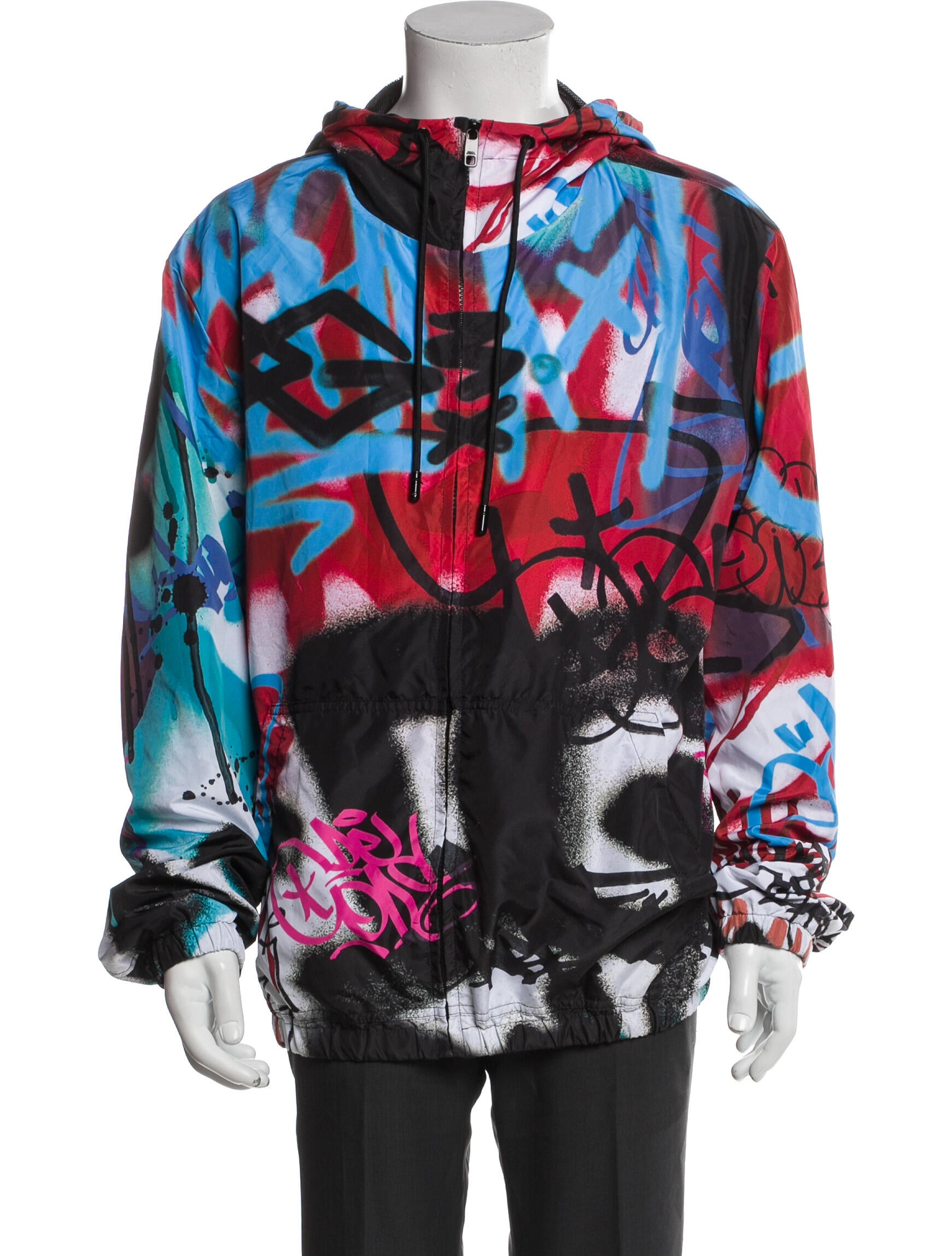 Dolce & Gabbana Printed Windbreaker