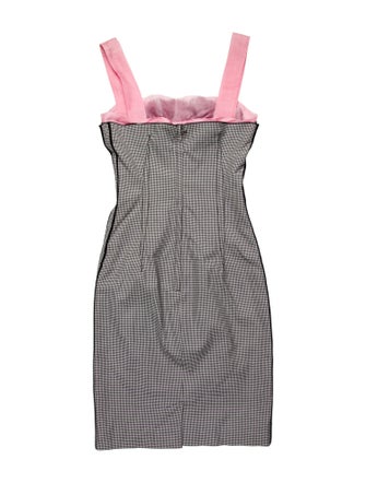 Dolce & Gabbana Houndstooth Print Mini Dress