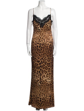 Dolce & Gabbana Silk Long Dress