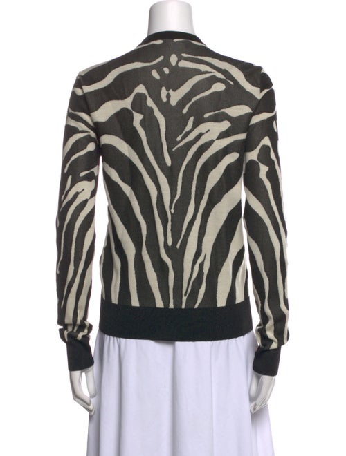 Dolce & Gabbana Virgin Wool Animal Print Sweater