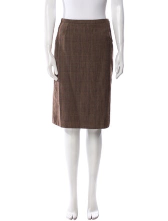 Dolce & Gabbana Virgin Wool Knee-Length Skirt