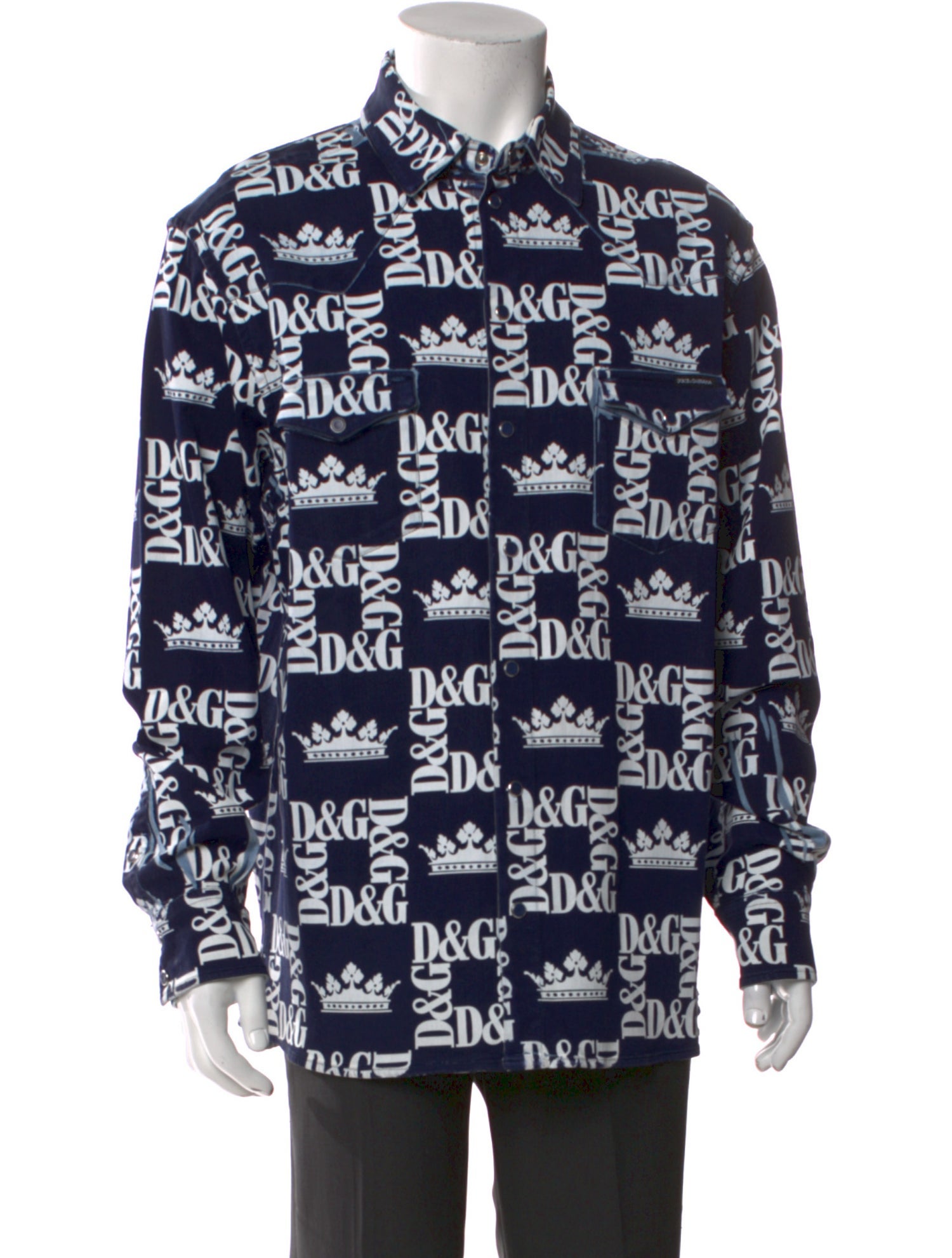 Dolce & Gabbana Floral Print Long Sleeve Shirt