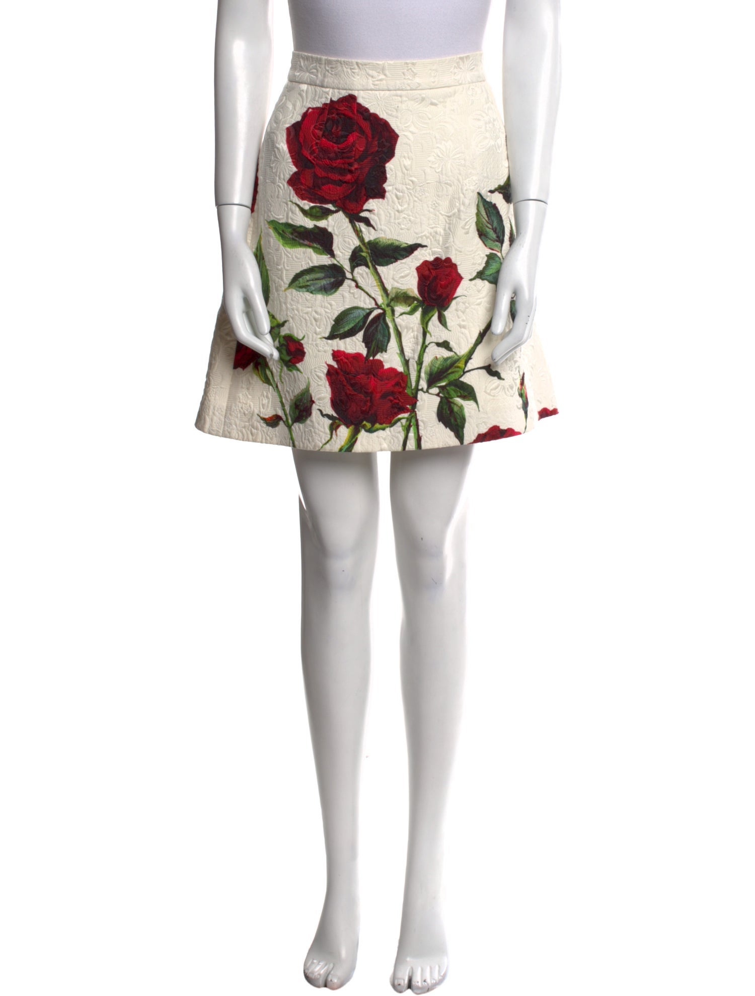 Dolce & Gabbana Floral Print Mini Skirt