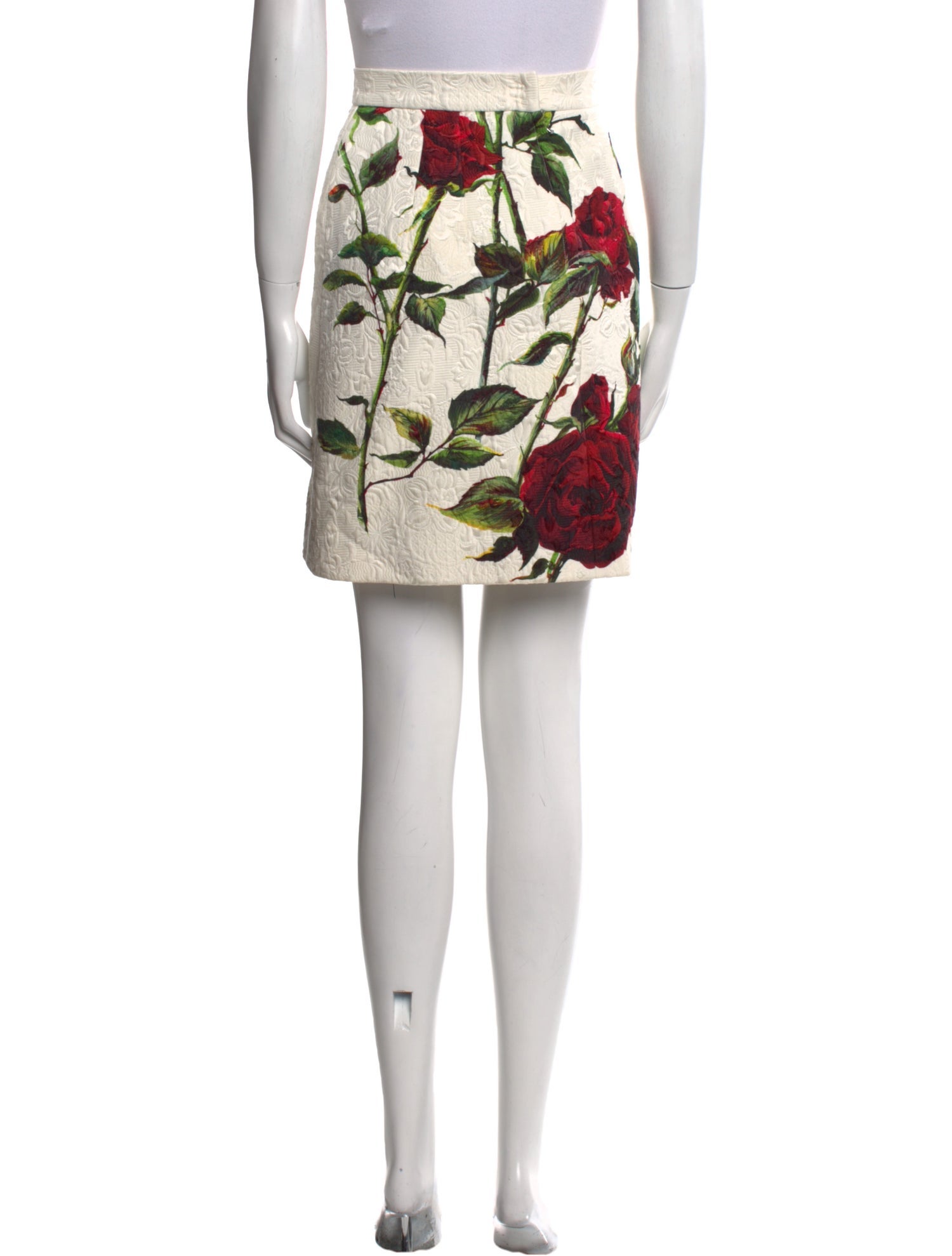 Dolce & Gabbana Floral Print Mini Skirt
