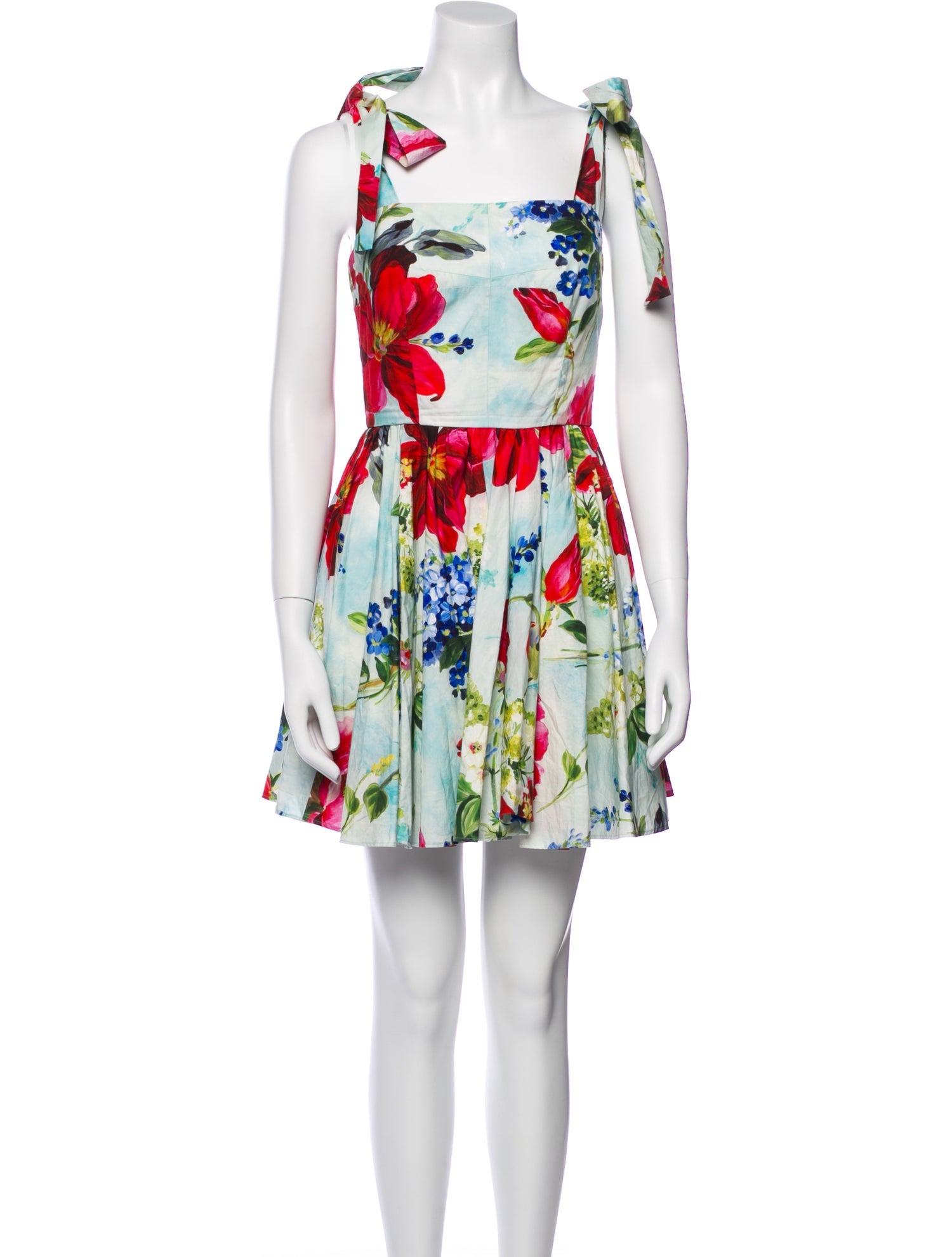 Dolce & Gabbana Floral Print Mini Dress