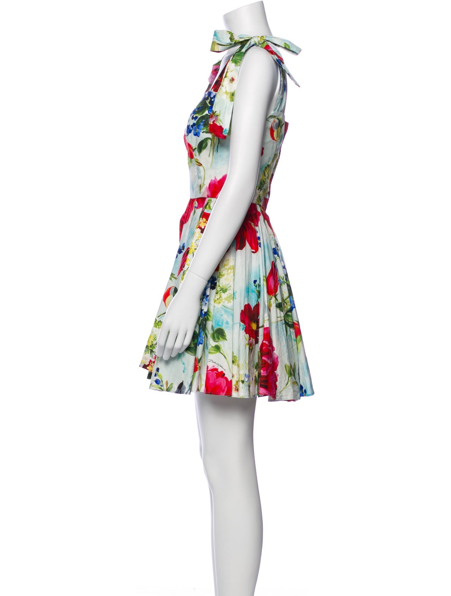 Dolce & Gabbana Floral Print Mini Dress
