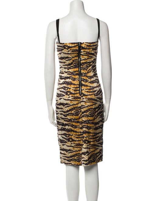 Dolce & Gabbana Silk Knee-Length Dress