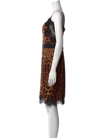 Dolce & Gabbana Silk Knee-Length Dress