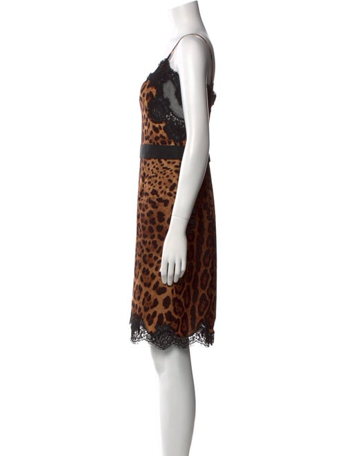 Dolce & Gabbana Silk Knee-Length Dress