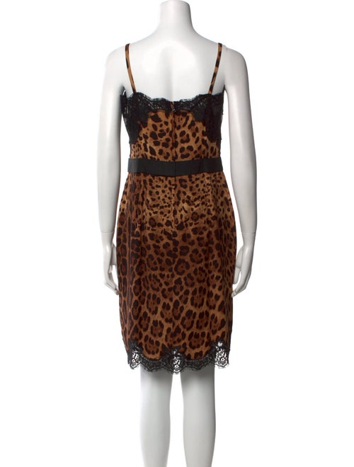 Dolce & Gabbana Silk Knee-Length Dress