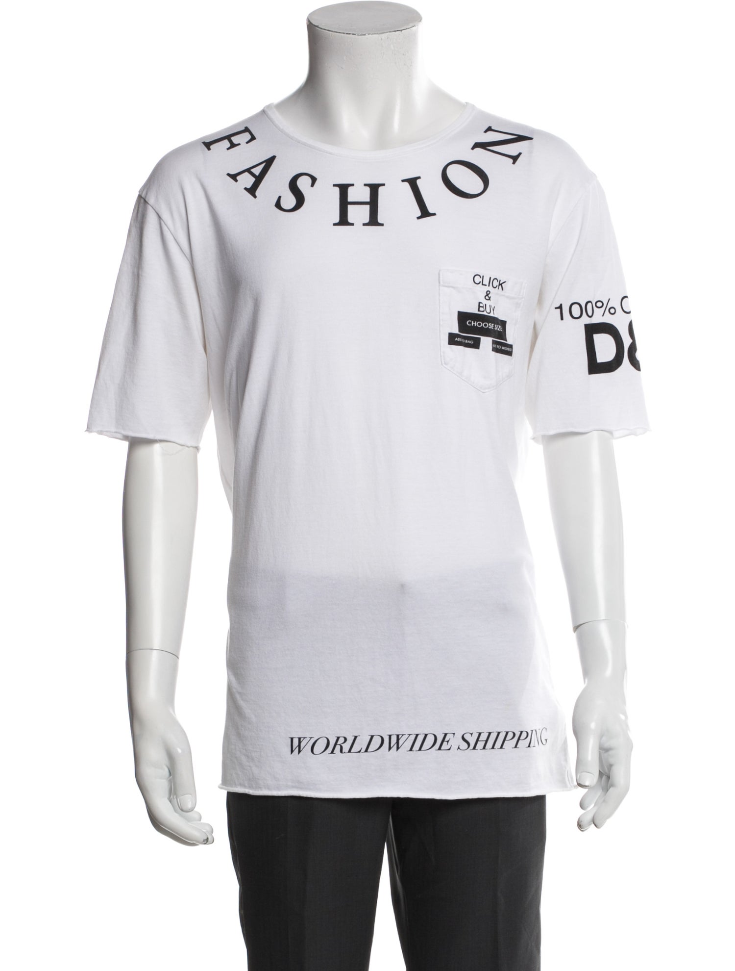 Dolce & Gabbana Graphic Print Crew Neck T-Shirt