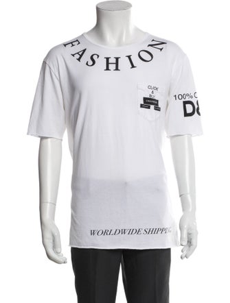 Dolce & Gabbana Graphic Print Crew Neck T-Shirt