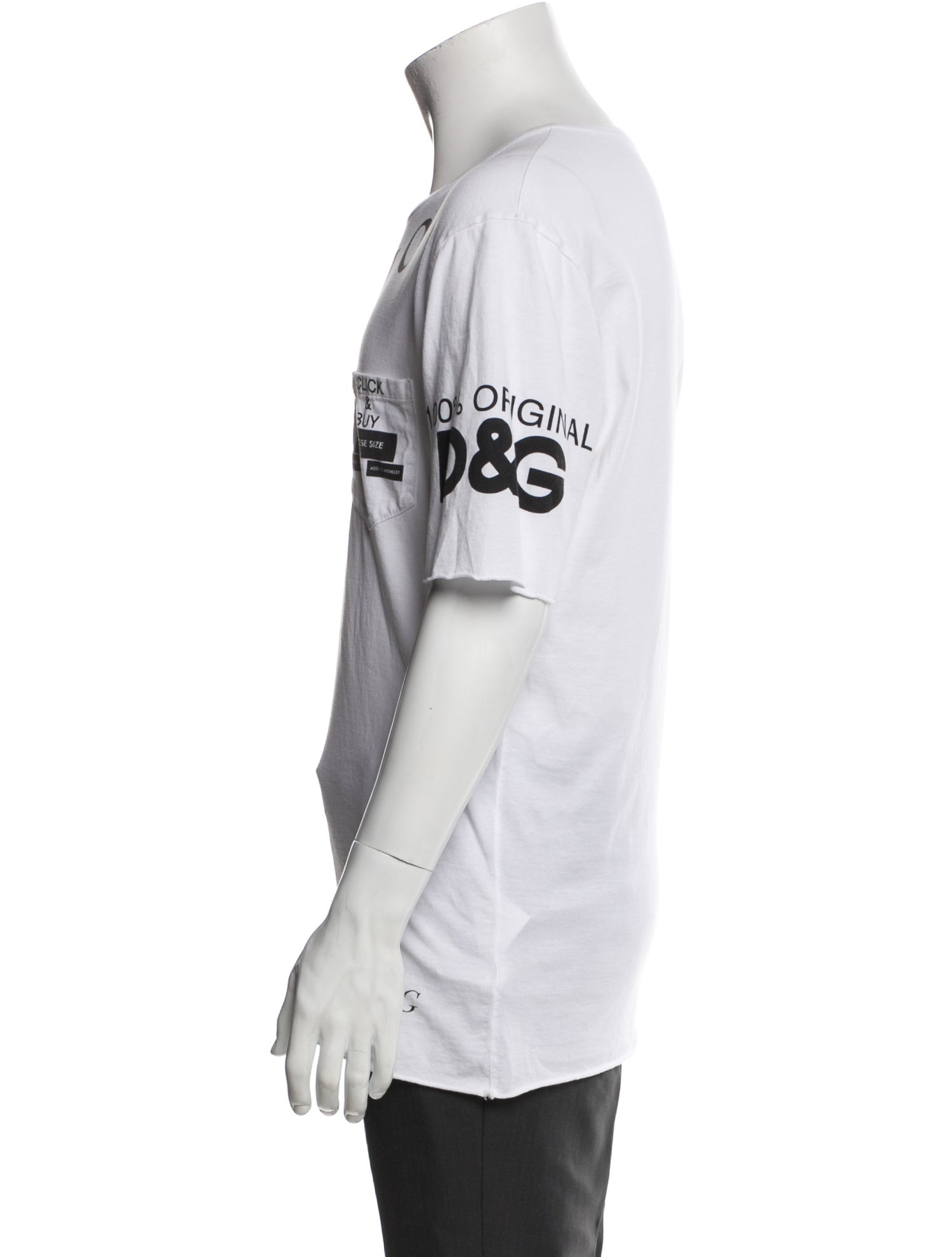 Dolce & Gabbana Graphic Print Crew Neck T-Shirt