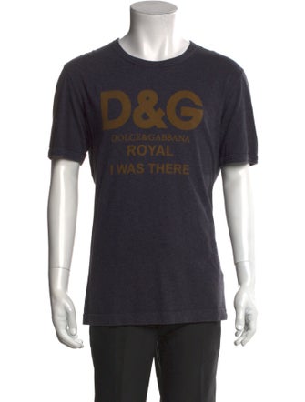 Dolce & Gabbana Graphic Print Crew Neck T-Shirt