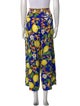 Dolce & Gabbana Silk Wide Leg Pants