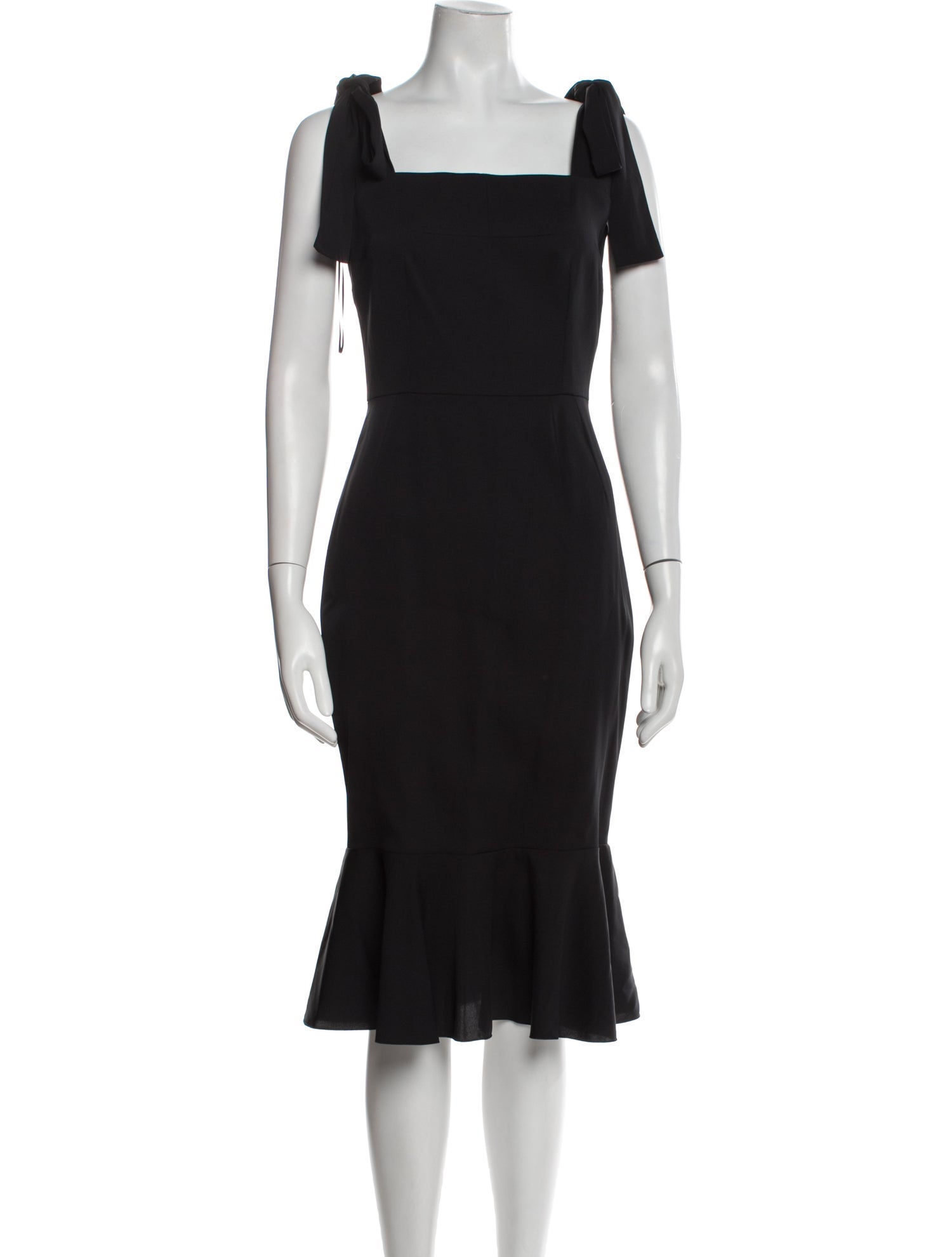 Dolce & Gabbana Silk Midi Length Dress