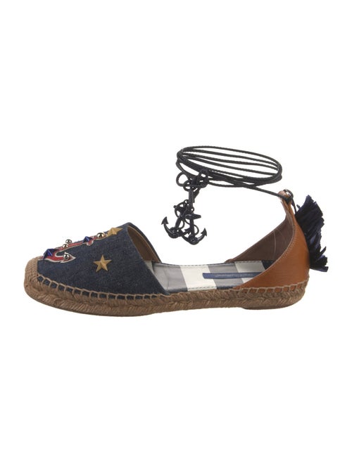 Dolce & Gabbana Denim Printed Espadrilles