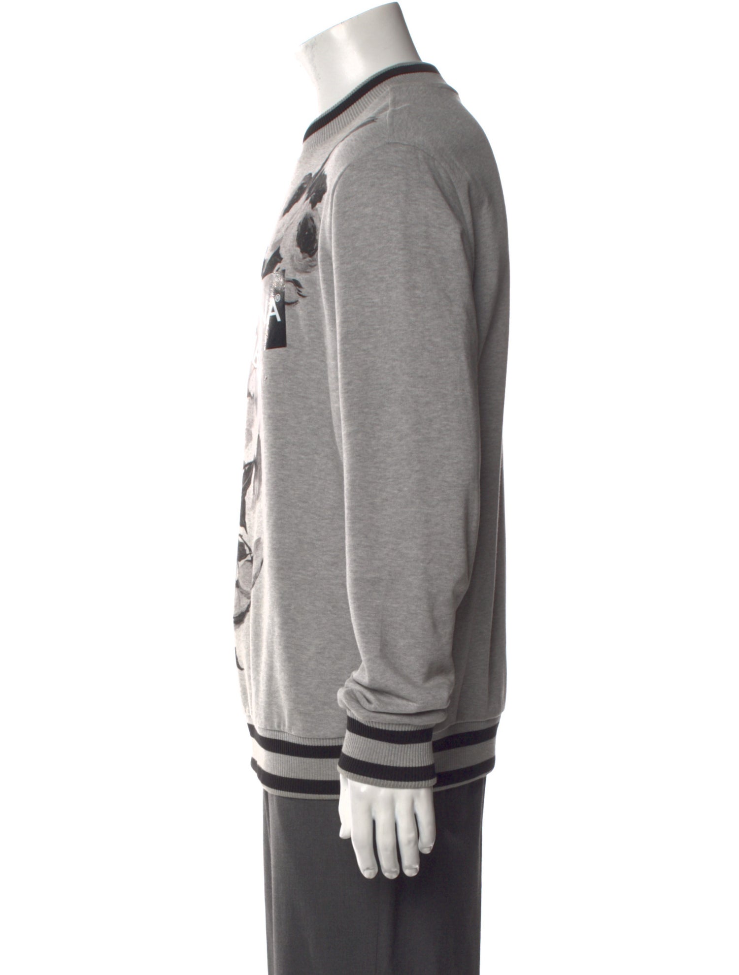 Dolce & Gabbana Graphic Print Crew Neck Sweatshirt