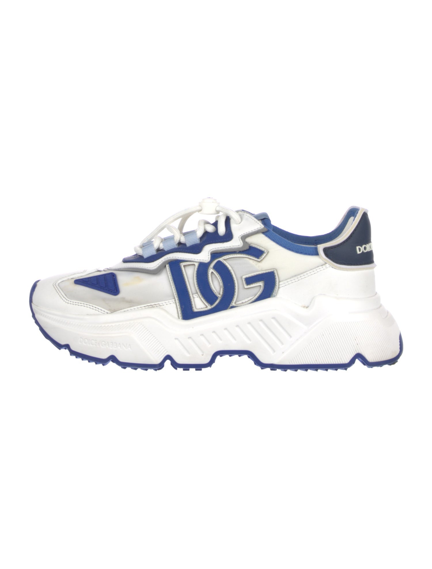 Dolce & Gabbana Leather Printed Sneakers